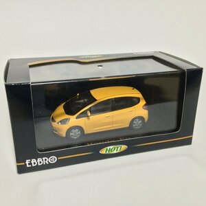 絶版 HONDA FIT 2007 YELLOW 44104 EBBRO 1/43 ホンダ フィット 2007 イエロー