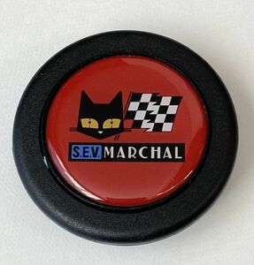  Marshall horn button Marchal Claxon button horn momo steering gear accessory interior goods black cat red red 
