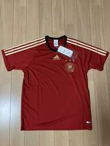 未使用品　紙タグ付　07 ドイツ代表　アディダス　adidas away 2nd ユニフォーム　プラクティスシャツ　ヴィンテージ vintage サッカー_画像1