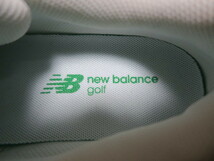 1.5万 超美品 23年製 New Balance Golf ニューバランス ゴルフシューズ スパイクレス メンズ UGC574 JW ホワイト 白 US8.0 26cm_画像9