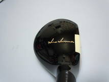 (Ｈ6) 左　パーシモン　ＨＯＮＭＡ　ヒロホンマ　ＴＯＵＲ　ＭＯＤＥＬ　１Ｗ　黒　DG（ほぼ美品）_画像2