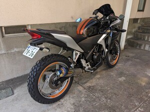 CBR250Rカスタム／機関良好／自賠責7年1月まで／走行距離33500km