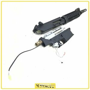 5348】ジャンク品 メーカー不明 KAC SR-25 フルメタル電動ガン パーツセット 塗装あり