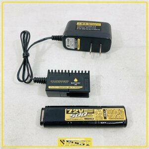 6410】東京マルイ製 電動ハンドガン用 7.2V マイクロ500バッテリー＋専用充電器 NiMH ニッケル水素