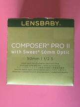 【新品未使用】 Lensbaby　レンズベビー　Composer Pro II with Sweet 50　ニコンFマウント　50mm Tilt Lens ティルトレンズ　フルサイズ_画像3