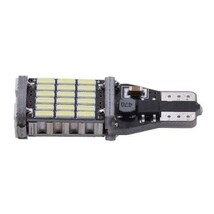 LED T10/T15/T16 45個連 高輝度 バックランプ LEDウェッジ球 LEDバルブ 無極性 キャンセラー内蔵 6500k 10個セット N503_画像5