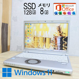 ★中古PC 高性能7世代i5！M.2 SSD128GB メモリ8GB★CF-SZ6 Core i5-7300U Webカメラ Win11 MS Office2019 Home&Business ノートPC★P62322