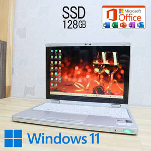 ★中古PC M.2 SSD128GB★CF-RZ4J Webカメラ Core M IntelCoreM-5Y31 Win11 MS Office 中古品 ノートPC★P62721