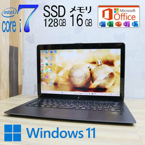 ★美品 最上級5世代i7！M.2 SSD128GB 128GB メモリ16GB★VJZ13AA11N Core i7-5557U Webカメラ Win11 MS Office2019 Home&Business★P63850