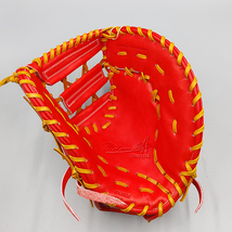 【新品 (高校野球対応)】 ウイルソン 硬式用 ファーストミット 無料型付け (Wilson グラブ)[NE793]_画像6