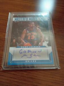 2012-13 limited MARK JACKSON AUTO #/199