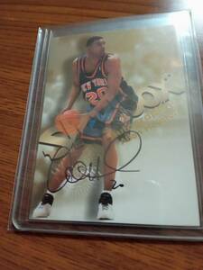 1998-99 skxbox AUTOGRAPHICS ALLAN HOUSTON AUTO