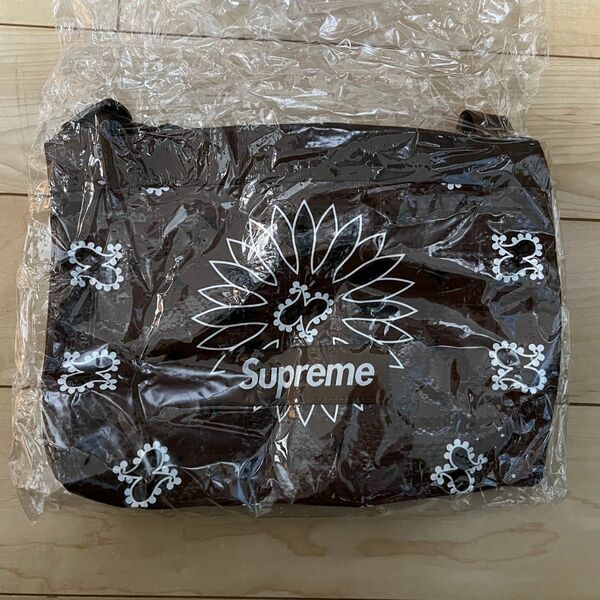 Supreme ペイズリー　サコッシュ　茶色