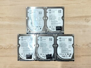 【送料無料】中古HDD 500GB 5台セット SEAGATE ST500LM021 SATA 7200RPM 32MB 7mm 2.5インチ 動作確認済 健康状態:正常 5枚 Seagate