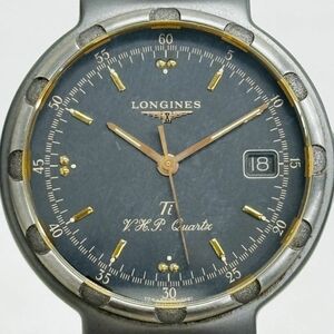 J325-H26-51◎LONGINES ロンジン Conquest コンクエスト 25293096 クォーツ メンズ リューズ動作確認済み 腕回り約15.5cm 直径約2.7cm