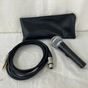 K218-H27-192 SHURE シュア SM58 マイク マイクロフォン ダイナミックマイク レコーディング PA機材 楽器 機材 シールドケース付き