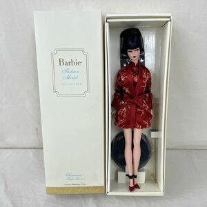 K203-H23-147 Barbie バービー B3431 FashionModelCOLLECTION ChinoiserieRedMoon GOLDLABEL GenuineSilkstoreBody 全長約31cm