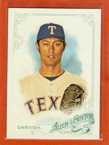 ●ダルビッシュ有　カード　Vol.233　2015TOPPS ALLEN & GINTER #261　テキサス・レンジャーズ