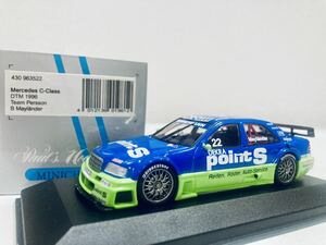 1/43 Minichamps メルセデスベンツ Cクラス Team Person #22 B.マイレンダー DTM 1996