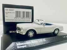 1/43 Minichamps メルセデスベンツ 230 SL Grey 1965_画像1