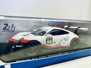 【送料無料】1/43 Spark ポルシェ 911 RSR Porsche GT Team #94 R.デュマ-T.ベルンハルト-S.ミューラー Le Mans 2018