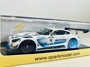 【送料無料】1/43 Spark メルセデス AMG GT3 Black Falcon #4 8th 24H of SPA 2017