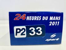 【送料無料】1/43 Spark ローラ クーペ HPD (ホンダ パフォーマンス ディベロップメント) Level5 Motor Sports #33 2nd LMP2 Le Mans 2011_画像7