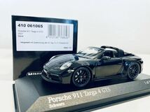 【送料無料】1/43 Minichamaps ポルシェ 911 Targa 4 GTS (992) 2021 Black_画像1
