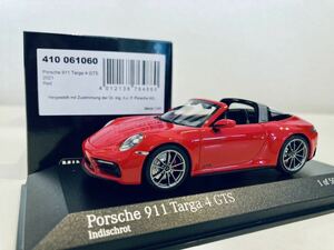 【送料無料】1/43 Minichamaps ポルシェ 911 Targa 4 GTS (992) 2021 Red