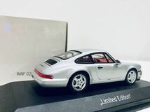 【送料無料】1/43 Porsche特注 Minichamps ポルシェ 911 カレラ2 (964) Silver_画像2