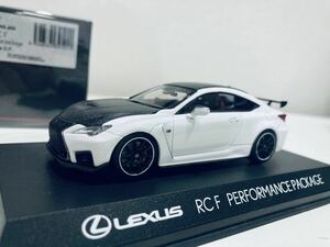 【送料無料】1/43 京商 Lexus レクサス RC F PERFORMANCE PACKAGE White Nova GF.