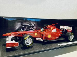 マテル 1/43 フェラーリ 150°イタリア 2011 F1 F.アロンソ 完成品ミニカー MT1188W