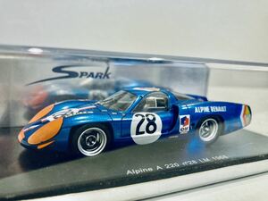 【送料無料】1/43 Spark Alpine アルピーヌ A220 A#28 H.グランシア-G.ラルース Le Mans 1968