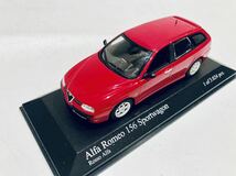 1/43 Minichamps アルファロメオ 156 スポーツワゴン 2001 Red_画像6