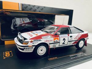 【送料無料】1/24 IXO トヨタ セリカ GT-FOUR ST165 #2 C.サインツ Winner Acropolis Rally 1990 タバコ仕様