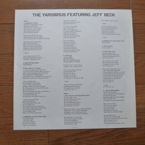 LP ジェフ・ベック＆ヤードバーズ JEFF BECK / YARDBIRDSの画像5