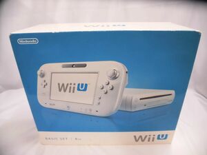 25 送80サ 0121$B14 WiiU ベーシックセット ver5.5.3J 白 本体 中古品