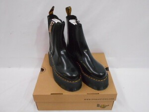 78 送100サ 0115$D01 Dr.Martens ドクターマーチン BUTTERO ブッテロ サイドコアブーツ サイドジップ 2976 MAX ブラック UK5 未使用