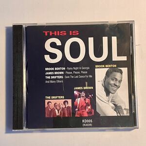 V.A. - THIS IS SOUL Drifters Eddie Floyd Brook Benton Archie Bell Percy Sledge James Brown Jerry Butler 