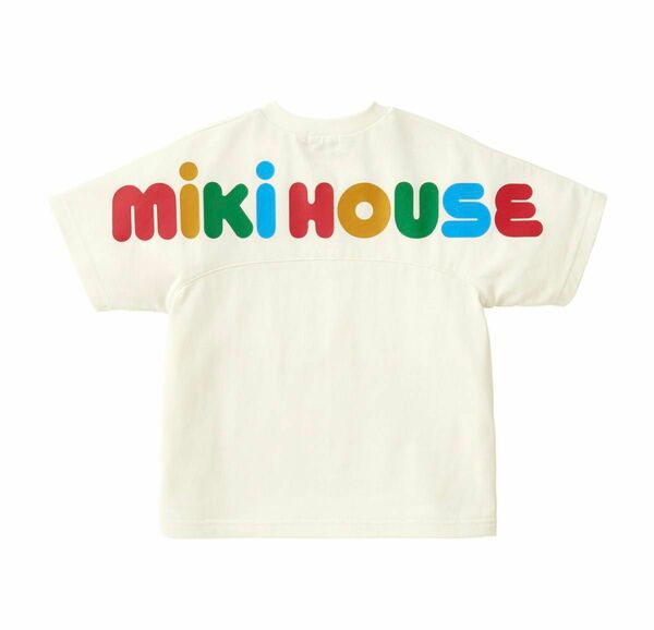 新品　ミキハウス　バックロゴ　Tシャツ　130