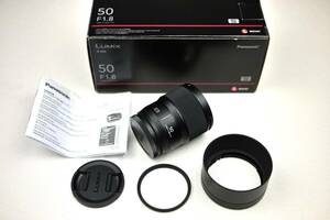 【美品】Panasonic パナソニック LUMIX S 50mm F1.8　ライカLマウント