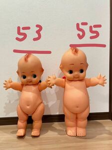 昭和レトロ キューピー人形　身長50cm以上　ソフビ 当時物 特大サイズ