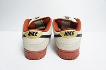 正規 NIKE ナイキ SB DUNK LOW PRO MUSLIN ダンクロー プロ マズリン スニーカー BQ6817-100 茶 US8 本物 106O_画像5