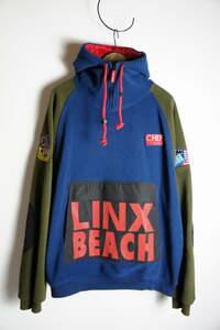 正規 CL-95 Inc シーエル95 インク LINX BEACH MK3 Pullover Hoodie リンクス ビーチ パーカー フリース ジャケット 紺カーキ 本物113O