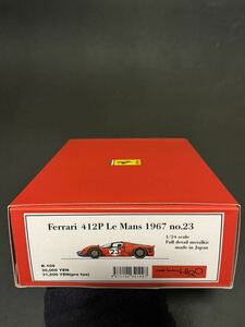 MFH モデルファクトリーヒロ フェラーリ412P ルマン　1/24