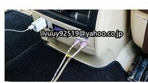 トヨタ ランドクルーザー200 専用 リア 多機能 USBソケット　3色可選　　改良_画像7