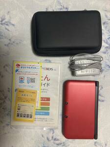 ニンテンドー3DS LL レッド×ブラック(ポーチケース付き)