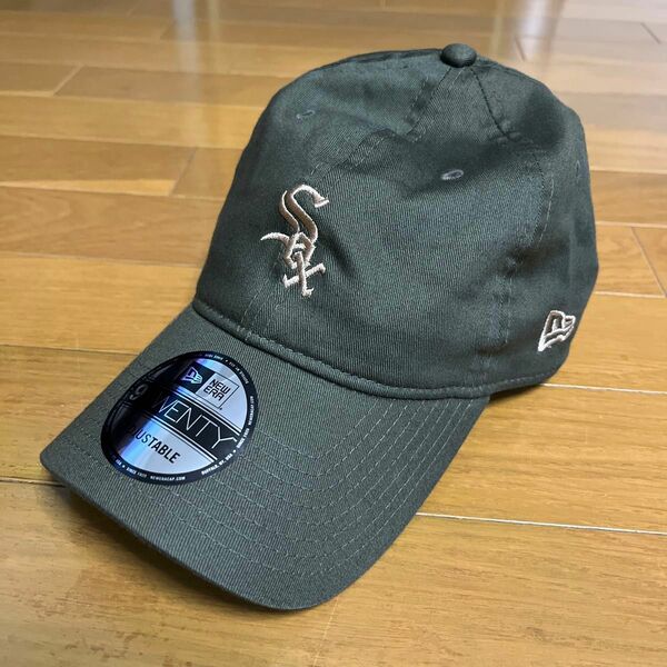 ニューエラ キャップ NEWERA 9TWENTY MLB Nuance Color ミニロゴ ベースボールキャップ オリーブ 