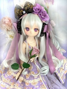 【ハイクラス】～ Gothic and Lolita ～ customdollwig ドールウィッグ 9インチ ドルフィードリーム スーパードルフィー MDD doll ドール