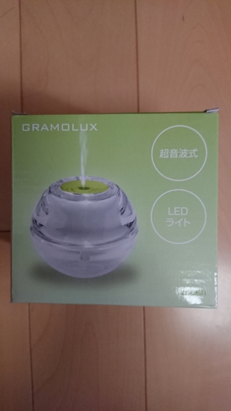 新品 GLAMOLUX 超音波式 LED USB加湿器